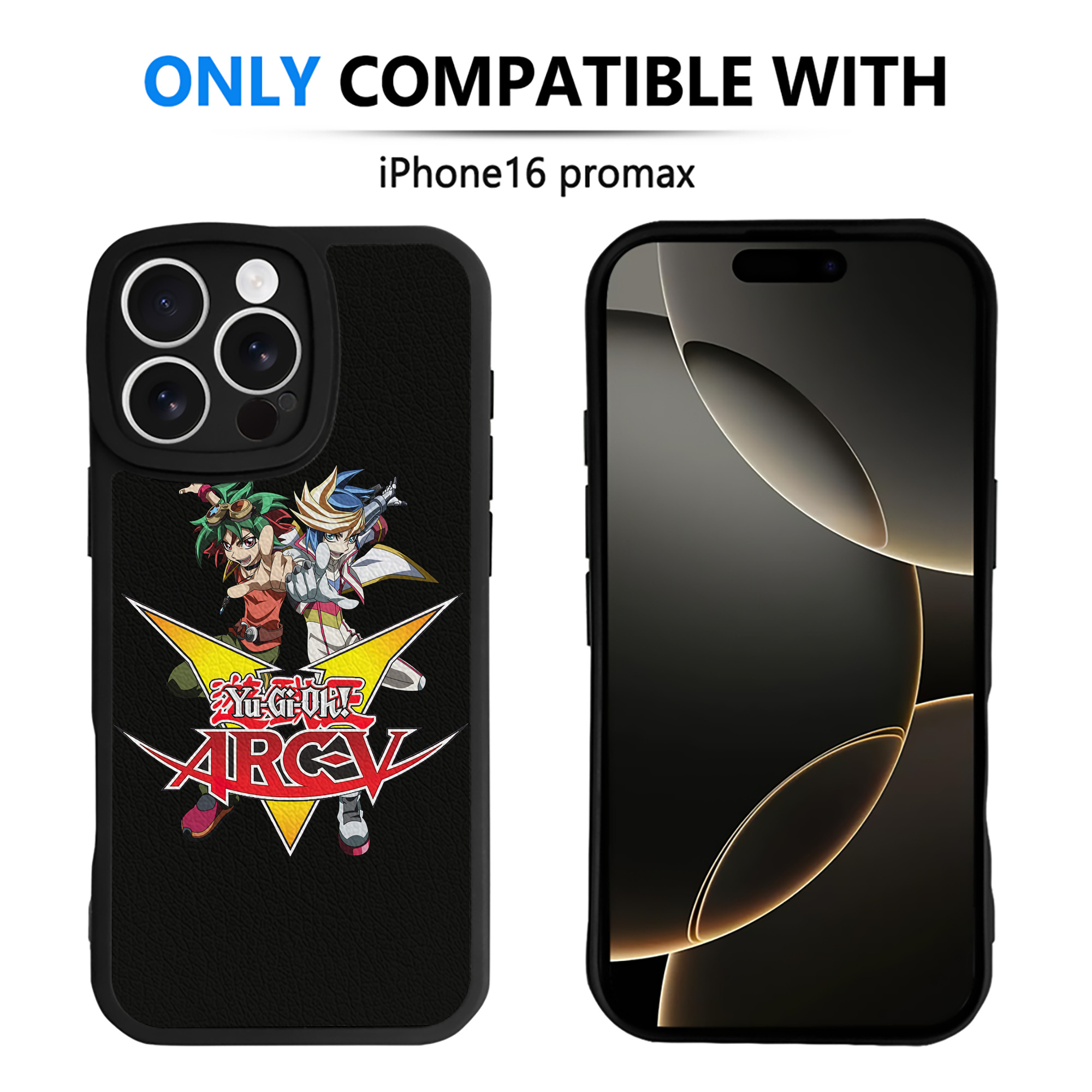 遊☆戯☆王 Yu-Gi-Oh! 【iPhone 16シリーズ対応】シリコンスマホケース（レザー調） 材質：シリコン